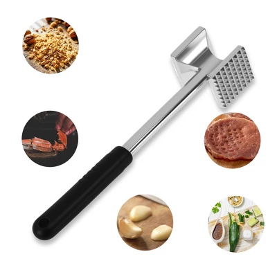 Unique Bargains Meat Tenderizer Mallet Silver Tone 1 Pc 6 Unique Bargains Meat Tenderizer Mallet Silver Tone 1 Pc - Image 4