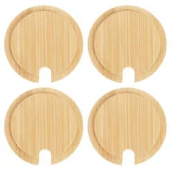 Unique Bargains Smooth Bamboo Coffee Mug Wooden Cup Lid With Spoon Hole 4 Pcs 12 Unique Bargains Smooth Bamboo Coffee Mug Wooden Cup Lid With Spoon Hole 4 Pcs -Kitchen Tools Shop GUEST 456c16ed 8a4c 42ac 9277 f16d9eda39f0