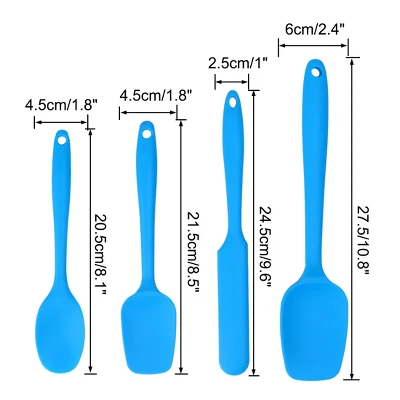 Unique Bargains Heat Resistant Non Stick Dishwasher Safe Seamless Design Spatula Set 4 Pcs 3 Unique Bargains Heat Resistant Non Stick Dishwasher Safe Seamless Design Spatula Set 4 Pcs