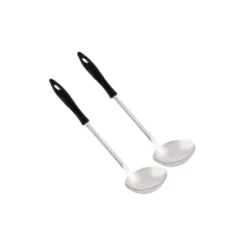 Unique Bargains Kitchen Stainless Steel Stew Spoons 10" X 2.7" Silver Tone Black 2 Pcs 8 Unique Bargains Kitchen Stainless Steel Stew Spoons 10" X 2.7" Silver Tone Black 2 Pcs -Kitchen Tools Shop GUEST 4969aab3 09f8 4856 a13a 98e61654a61b