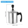 Unique Bargains Stainless Steel Heat Resistant Double Mesh Manual Whipped Cream Dispenser