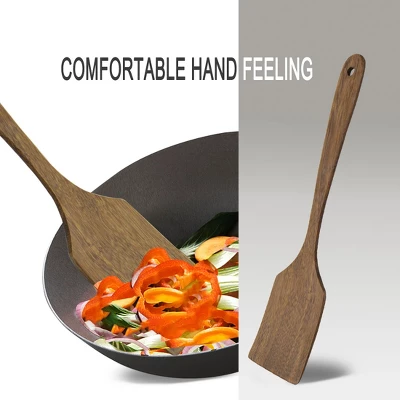 Unique Bargains Kitchen Heat Resistant Non-Stick Wood Spatula 13" X 3.1" 1 Pc Brown 3 Unique Bargains Kitchen Heat Resistant Non-Stick Wood Spatula 13" X 3.1" 1 Pc Brown