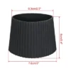 Unique Bargains Silicone Anti-Slip Heat Resistant Glass Bottle Mug Cone Cup Sleeve