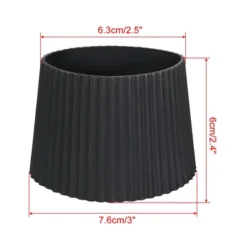 Unique Bargains Silicone Anti-Slip Heat Resistant Glass Bottle Mug Cone Cup Sleeve