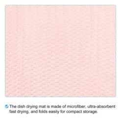Unique Bargains Microfiber Non-Slip Quick Drying Reversible Dish Drying Mat Pink 1 Pc 9 Unique Bargains Microfiber Non-Slip Quick Drying Reversible Dish Drying Mat Pink 1 Pc -Kitchen Tools Shop GUEST 4cf42469 4bf5 4b9b 9bb9 1a1c37d106d9