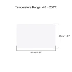 Unique Bargains Dining Table Silicone Heat Resistant Non-Slip Washable Baking Mat 2 Pcs