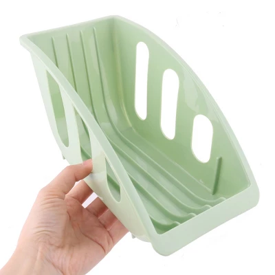 Unique Bargains Kitchen Storage Organization Plastic Dish Rack Green 1 Pc 4 Unique Bargains Kitchen Storage Organization Plastic Dish Rack Green 1 Pc - Image 2