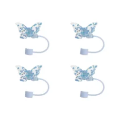Unique Bargains Sparkling Butterfly Straw Cover Cap 4 Pcs -Kitchen Tools Shop GUEST 4e2eafce 0c75 477d ad52 f4bd2750c26e
