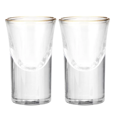 Unique Bargains Polystyrene Shot Glasses Drinkware With Golden Edge 2 Pcs 8 Unique Bargains Polystyrene Shot Glasses Drinkware With Golden Edge 2 Pcs - Image 6