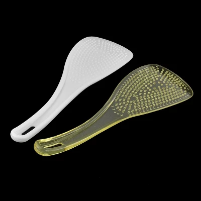 Unique Bargains Plastic Kitchenware Non-stick Dot Paddle Dinner Rice Meal Spoon Scoop 2 Pcs 3 Unique Bargains Plastic Kitchenware Non-stick Dot Paddle Dinner Rice Meal Spoon Scoop 2 Pcs