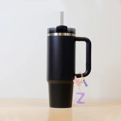 Unique Bargains Star Sequin Letter Z Butterfly Tassel Water Cup Pendant Purple 1 Pc 4 Unique Bargains Star Sequin Letter Z Butterfly Tassel Water Cup Pendant Purple 1 Pc - Image 2