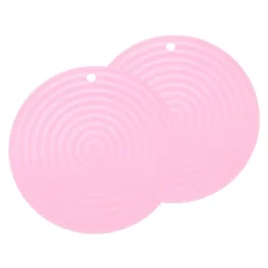 Unique Bargains Round Heat Resistant Silicone Trivet Mat With Hang Hole 2 Pcs 30 Unique Bargains Round Heat Resistant Silicone Trivet Mat With Hang Hole 2 Pcs -Kitchen Tools Shop GUEST 52a25ea5 89f6 434a 9901 91fc1e6f4b77