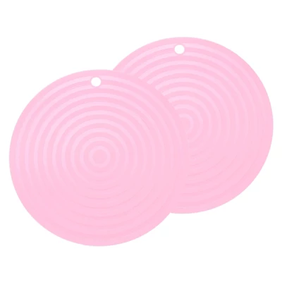 Unique Bargains Round Heat Resistant Silicone Trivet Mat With Hang Hole 2 Pcs 16 Unique Bargains Round Heat Resistant Silicone Trivet Mat With Hang Hole 2 Pcs - Image 14