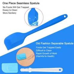 Unique Bargains Heat Resistant Non Stick Dishwasher Safe Seamless Spatula 10.8 X 2 Inch 1/4 Pcs -Kitchen Tools Shop GUEST 530f062b 5e4b 45e4 9d0d 996618bbe58b