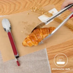 Unique Bargains Silicone Handle Stainless Steel BBQ Non-stick Locking Tongs Burgundy 9"&12" 2 Pcs 13 Unique Bargains Silicone Handle Stainless Steel BBQ Non-stick Locking Tongs Burgundy 9"&12" 2 Pcs -Kitchen Tools Shop GUEST 536e909c 4dc3 473b b1a7 609083e89262