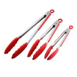Unique Bargains Stainless Steel Silicone Tip Locking Mechanism Kitchen Tongs 1 Set 11 Unique Bargains Stainless Steel Silicone Tip Locking Mechanism Kitchen Tongs 1 Set -Kitchen Tools Shop GUEST 56290c66 978d 4de4 8838 114dabbfbd4e