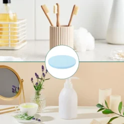 Unique Bargains Diatomite Water Absorbent Non-Slip Soap Dish Drying Mats 4" X 4" 5 Pcs -Kitchen Tools Shop GUEST 56a292ba 489e 4e9d be68 12c711a380a3