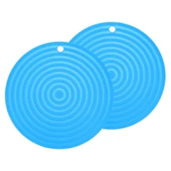 Unique Bargains Round Heat Resistant Silicone Trivet Mat With Hang Hole 2 Pcs 22 Unique Bargains Round Heat Resistant Silicone Trivet Mat With Hang Hole 2 Pcs -Kitchen Tools Shop GUEST 56a7b5bd a9c5 4eae a35a 36f4a04d5851