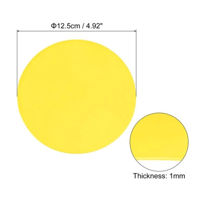 Unique Bargains Silicone Heat Resistant Non-Slip Flexible Jar Opener Pads Yellow 3 Pcs 3 Unique Bargains Silicone Heat Resistant Non-Slip Flexible Jar Opener Pads Yellow 3 Pcs