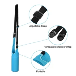 Unique Bargains Neoprene Insulated Removable Shoulder Straps Water Bottle Sling Bag 2.64"x7.28" -Kitchen Tools Shop GUEST 56c57f37 06f7 4502 b93b 02d2078b9e5f