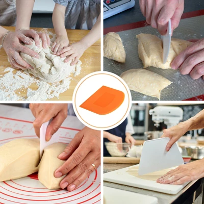 Unique Bargains Kitchen Flexible Baking Polyethylene Plastic Dough Scraper 6 Unique Bargains Kitchen Flexible Baking Polyethylene Plastic Dough Scraper - Image 4