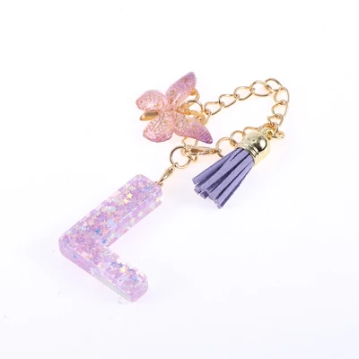 Unique Bargains Star Sequin Letter L Butterfly Tassel Water Cup Pendant Purple 1 Pc 6 Unique Bargains Star Sequin Letter L Butterfly Tassel Water Cup Pendant Purple 1 Pc - Image 4