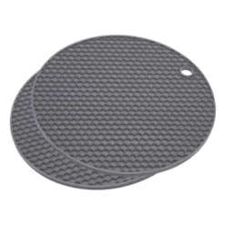 Unique Bargains Heat Resistant Non-slip Flexible Durable Trivet Mat 7.08" X 7.08" X 0.24" Deep Gray 2 Pcs 7 Unique Bargains Heat Resistant Non-slip Flexible Durable Trivet Mat 7.08" X 7.08" X 0.24" Deep Gray 2 Pcs -Kitchen Tools Shop GUEST 594070f5 c136 47dc b529 946e7ad2006b