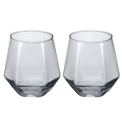 Unique Bargains Textures Walls Rims Diamond Whiskey Glasses 2 Pcs 9 Unique Bargains Textures Walls Rims Diamond Whiskey Glasses 2 Pcs - Image 7