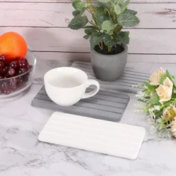 Unique Bargains Diatomite Water Absorbent Grooves Soap Dish Drying Mats 8.66" X 4.33" 2 Pcs 11 Unique Bargains Diatomite Water Absorbent Grooves Soap Dish Drying Mats 8.66" X 4.33" 2 Pcs -Kitchen Tools Shop GUEST 5b1275cf 7733 43f1 8282 95c4b5941bcb