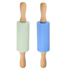 Unique Bargains Silicone Smooth Non-Stick Wooden Handle Kitchen Rolling Pin 2 Pcs 11 Unique Bargains Silicone Smooth Non-Stick Wooden Handle Kitchen Rolling Pin 2 Pcs -Kitchen Tools Shop GUEST 5ba5be76 717e 41fa ba2b 3487831e4f0d