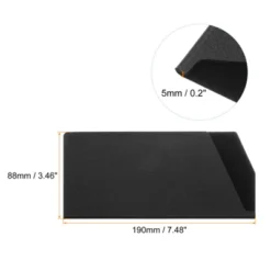 Unique Bargains ABS Soft Velvet Lining Wear Resistance Knife Guards