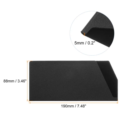 Unique Bargains ABS Soft Velvet Lining Wear Resistance Knife Guards 3 Unique Bargains ABS Soft Velvet Lining Wear Resistance Knife Guards