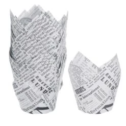 Unique Bargains Greaseproof Paper Desserts Muffins Liners Tulip Baking Cups 50 Pcs 1.97" X 3.15" -Kitchen Tools Shop GUEST 5bd95e54 bb03 4049 a8dd 44e5e4a87aea