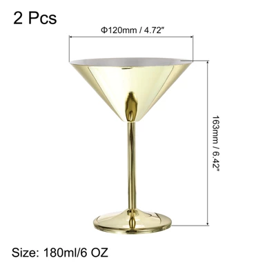 Unique Bargains Stainless Steel Shatterproof Reusable Cocktail Mugs For Wedding Party 2 Pcs 3 Unique Bargains Stainless Steel Shatterproof Reusable Cocktail Mugs For Wedding Party 2 Pcs