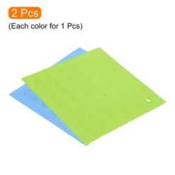 Unique Bargains Silicone Heat Resistant Non-slip Flexible Trivet Mat Light Blue, Green 2 Pcs 6 Unique Bargains Silicone Heat Resistant Non-slip Flexible Trivet Mat Light Blue, Green 2 Pcs -Kitchen Tools Shop GUEST 5ca81c01 5b35 4b3a 984d 99705a709876