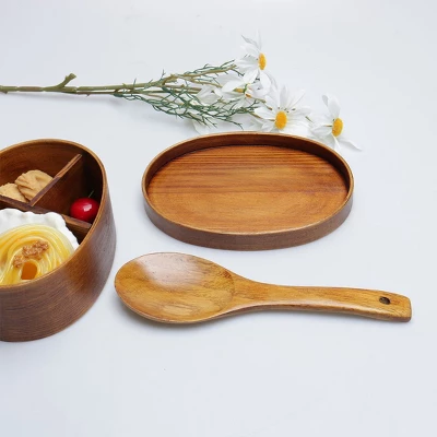 Unique Bargains Wooden Kitchen Non-stick Heat-resistant Tableware Rice Spoon 5 Unique Bargains Wooden Kitchen Non-stick Heat-resistant Tableware Rice Spoon - Image 3