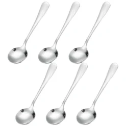 Unique Bargains Stainless Steel Dinner Tea Soup Round Spoons 6 Pcs Silver 19 Unique Bargains Stainless Steel Dinner Tea Soup Round Spoons 6 Pcs Silver -Kitchen Tools Shop GUEST 5df2b117 2fa4 40b9 82c3 c7af5906a16f