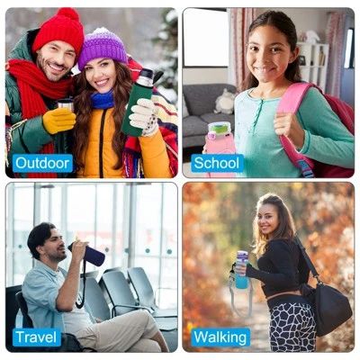 Unique Bargains Neoprene Portable Insulated Adjustable Strap Water Bottle Sling Bags 2 Pcs 7 Unique Bargains Neoprene Portable Insulated Adjustable Strap Water Bottle Sling Bags 2 Pcs - Image 5