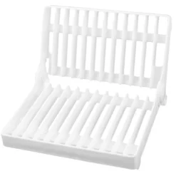 Unique Bargains Restaurant Kitchen Plastic 12 Slots Folding Dish Drying Rack White 1 Pc -Kitchen Tools Shop GUEST 5fc73d12 7afd 4e7a ac6f 52fd87a6f169