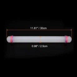 Unique Bargains PP Plastic Non-Stick Adjustable Guide Rings Kitchen Rolling Pins 2 Pcs