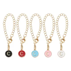 Unique Bargains Lobster Clasp Initial Name ID Charm Accessories For Tumbler With Handle 5 Pcs -Kitchen Tools Shop GUEST 60315616 e698 475f 91cd f7f1cd0c4cfa