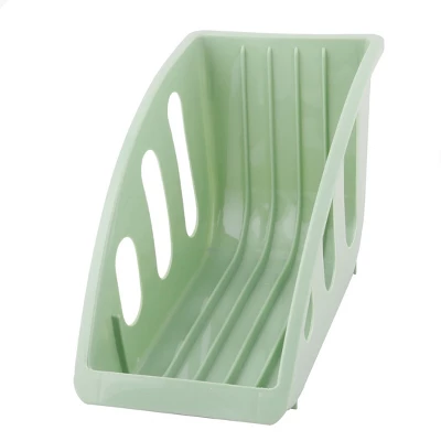 Unique Bargains Kitchen Storage Organization Plastic Dish Rack Green 1 Pc 5 Unique Bargains Kitchen Storage Organization Plastic Dish Rack Green 1 Pc - Image 3