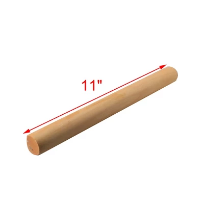 Unique Bargains Wooden Baking Pizza Pastry Rolling Pin 11 Inch 1 Pc 3 Unique Bargains Wooden Baking Pizza Pastry Rolling Pin 11 Inch 1 Pc