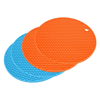 Unique Bargains Silicone Pot Holder Teapot Coaster Trivet Mat 4 Pcs 11 Unique Bargains Silicone Pot Holder Teapot Coaster Trivet Mat 4 Pcs - Image 9