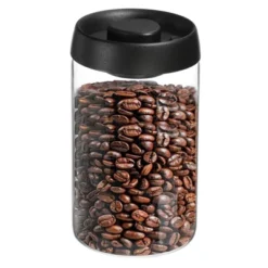 Unique Bargains Glass Airtight Vacuum Seal Coffee Bean Container 9 Unique Bargains Glass Airtight Vacuum Seal Coffee Bean Container -Kitchen Tools Shop GUEST 60b3800e 5654 455e a8e7 b7a4f50bd6a3