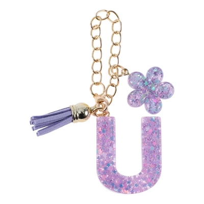 Unique Bargains Star Sequin Letter U Flower Tassel Water Cup Pendant Purple 1 Pc 7 Unique Bargains Star Sequin Letter U Flower Tassel Water Cup Pendant Purple 1 Pc - Image 5