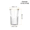 Unique Bargains Polystyrene Shot Glasses Drinkware With Golden Edge 1 Pc -Kitchen Tools Shop GUEST 648102b5 5a4d 47a6 872c ace7f5dc9679
