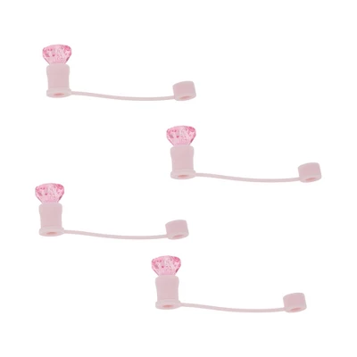 Unique Bargains Gemstone Straw Cover Cap 4 Pcs 10 Unique Bargains Gemstone Straw Cover Cap 4 Pcs - Image 8