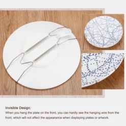 Unique Bargains Stainless Steel Plate Hanger Kitchen Dish Racks For Decorative Plates 10 Inch Silver -Kitchen Tools Shop GUEST 64ba4339 5830 4425 b8d2 7059502ba834