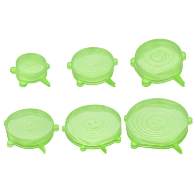 Unique Bargains Reusable Silicone Stretch Lids For Bowls And Food Covers 2 Sets 9 Unique Bargains Reusable Silicone Stretch Lids For Bowls And Food Covers 2 Sets - Image 7